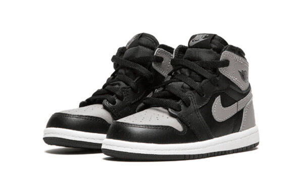 Air Jordan 1 Low Gray Black ילדים – נייק ג'ורדן – תמונה 2
