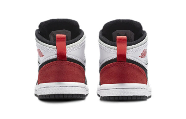 Air Jordan 1 Low Black Red White ילדים – נייק ג'ורדן – תמונה 4
