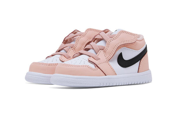 Air Jordan 1 Low Pink White ילדים – נייק ג'ורדן – תמונה 2