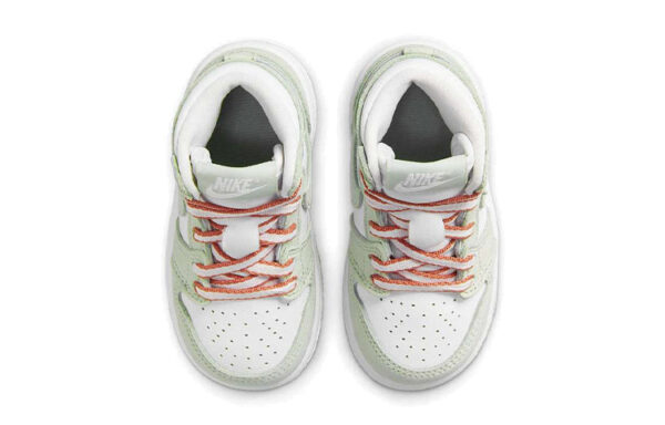Air Jordan 1 Low Green White ילדים – נייק ג'ורדן – תמונה 3