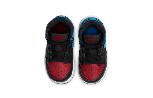 Air Jordan 1 Low Blue Red Black ילדים – נייק ג'ורדן – תמונה 2