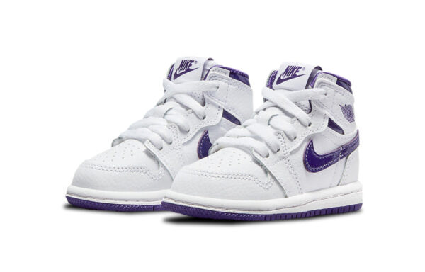 Air Jordan 1 Low Blue White ילדים – נייק ג'ורדן – תמונה 2
