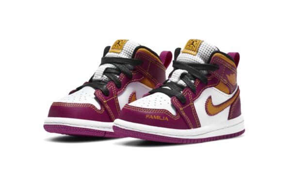 Air Jordan 1 Low Purple White ילדים – נייק ג'ורדן – תמונה 2