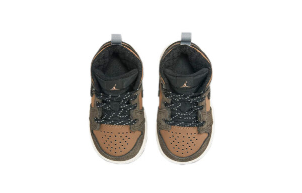 Air Jordan 1 Low Sand Gray ילדים – נייק ג'ורדן – תמונה 3