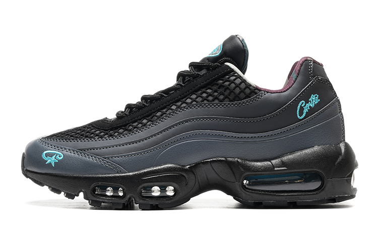 נעלי נייק NIKE AIR MAX 95 BLACK TURKIZ – תמונה 2