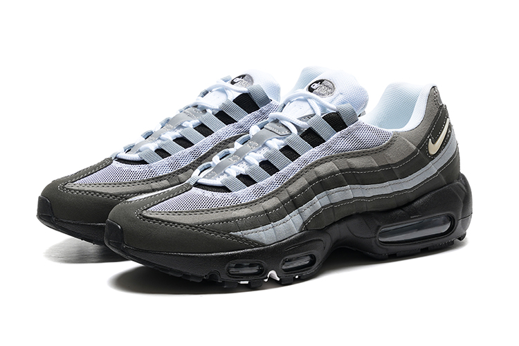 נעלי נייק NIKE AIR MAX 95 GRAY WHITE TURKIZ – תמונה 3