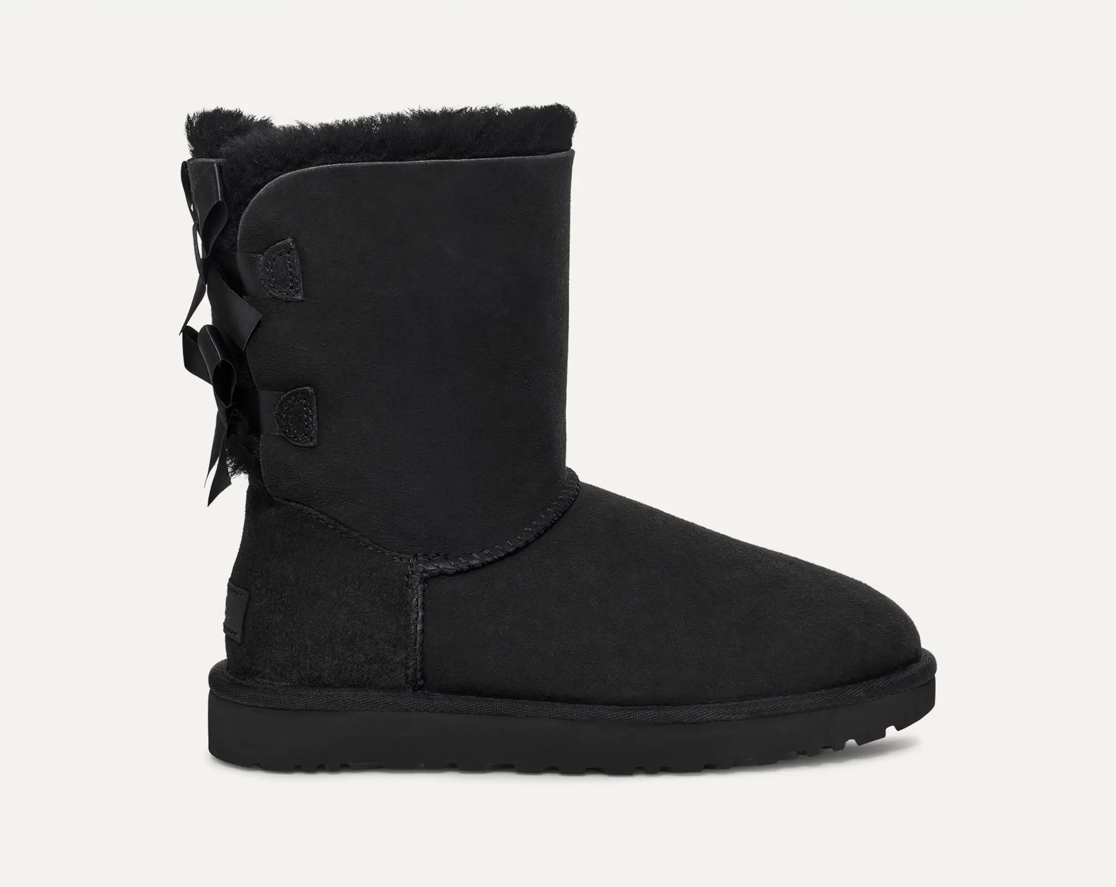 UGG Shearling Bow Boots – מגפי האג נשים עם סרטים אחוריים – תמונה 13