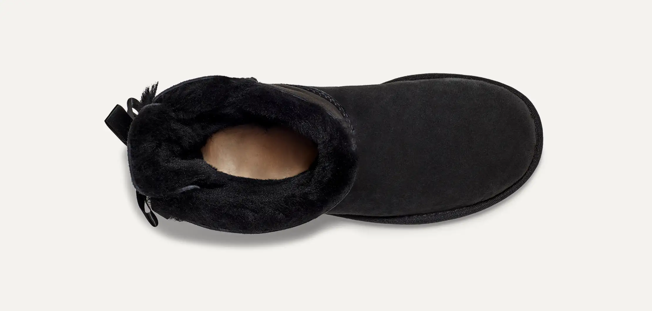 UGG Shearling Bow Boots – מגפי האג נשים עם סרטים אחוריים – תמונה 10