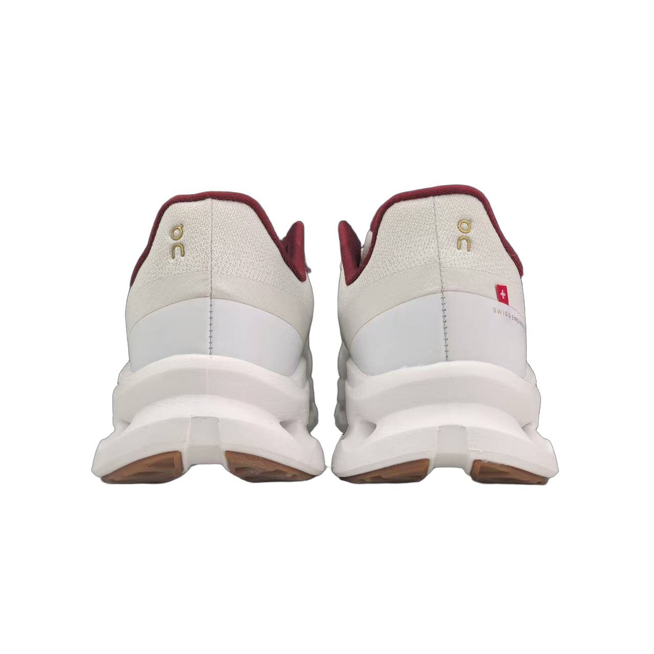 נעלי און קלאוד Cloud ON RUNNING MAROON CREAM – תמונה 2