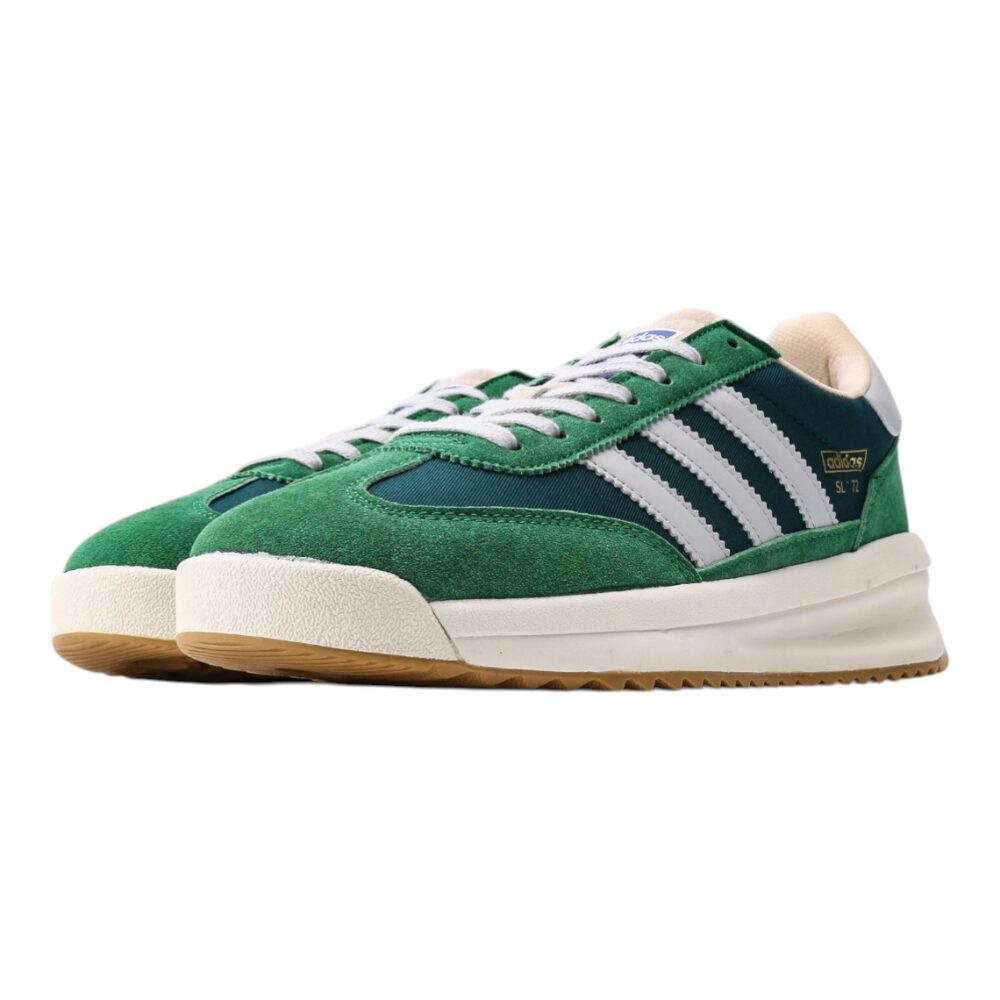 נעלי אדידס-Adidas SL 72 Green White soft – תמונה 4