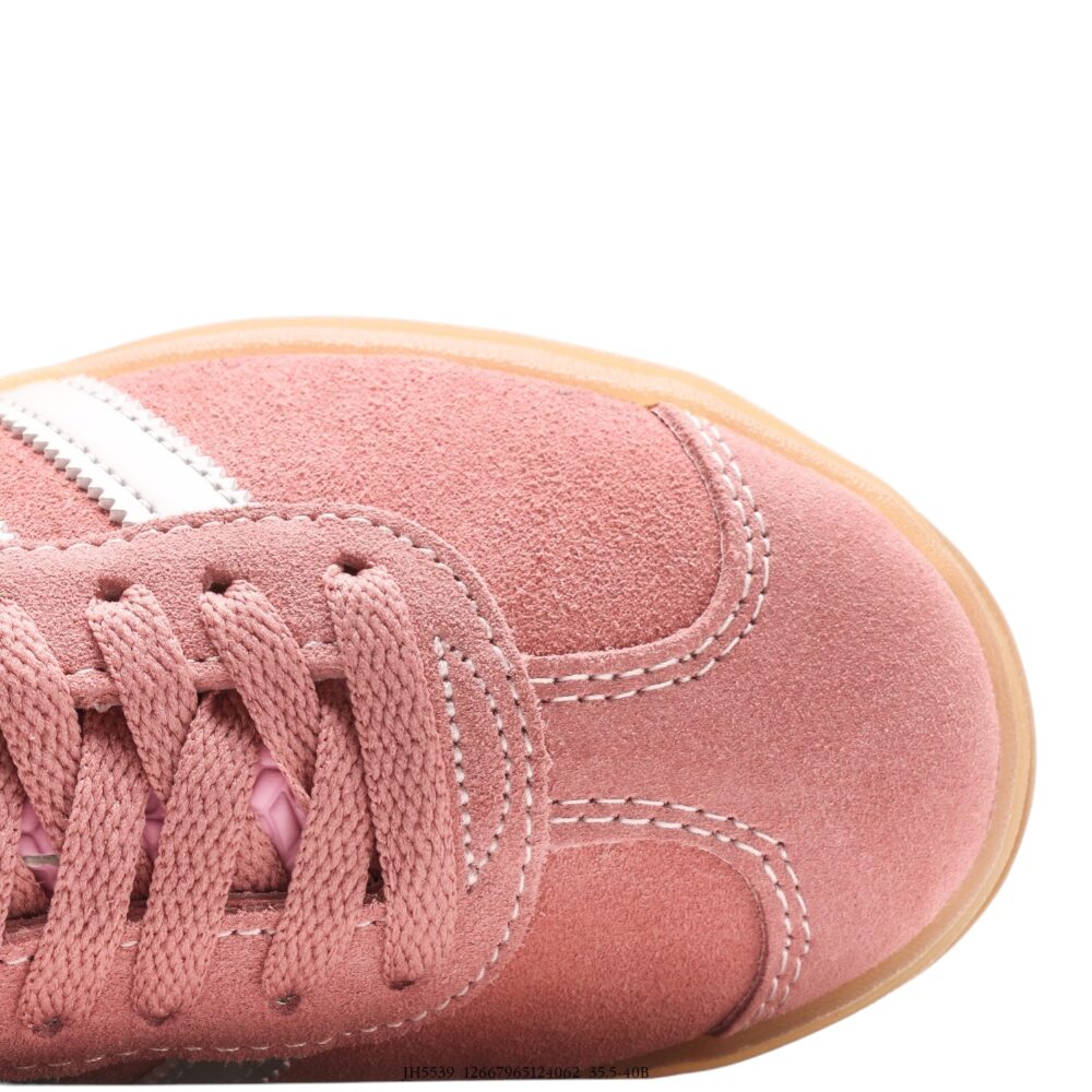 אדידס גאזל- ADIDAS GAZELLE BOLD SHOES Pink White – תמונה 7