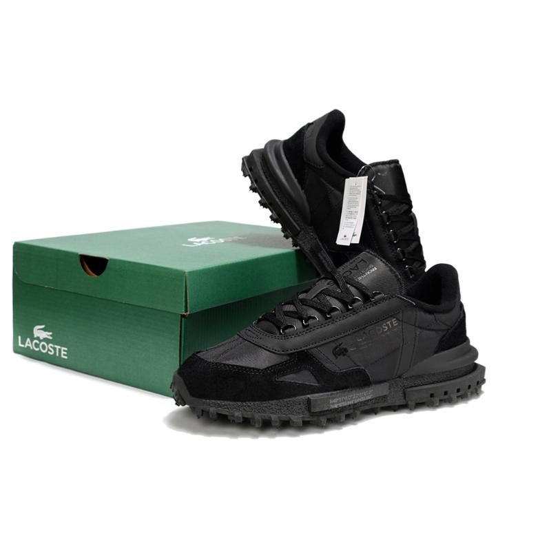 נעלי לקוסט-LACOSTE SHOES BLACK – תמונה 5