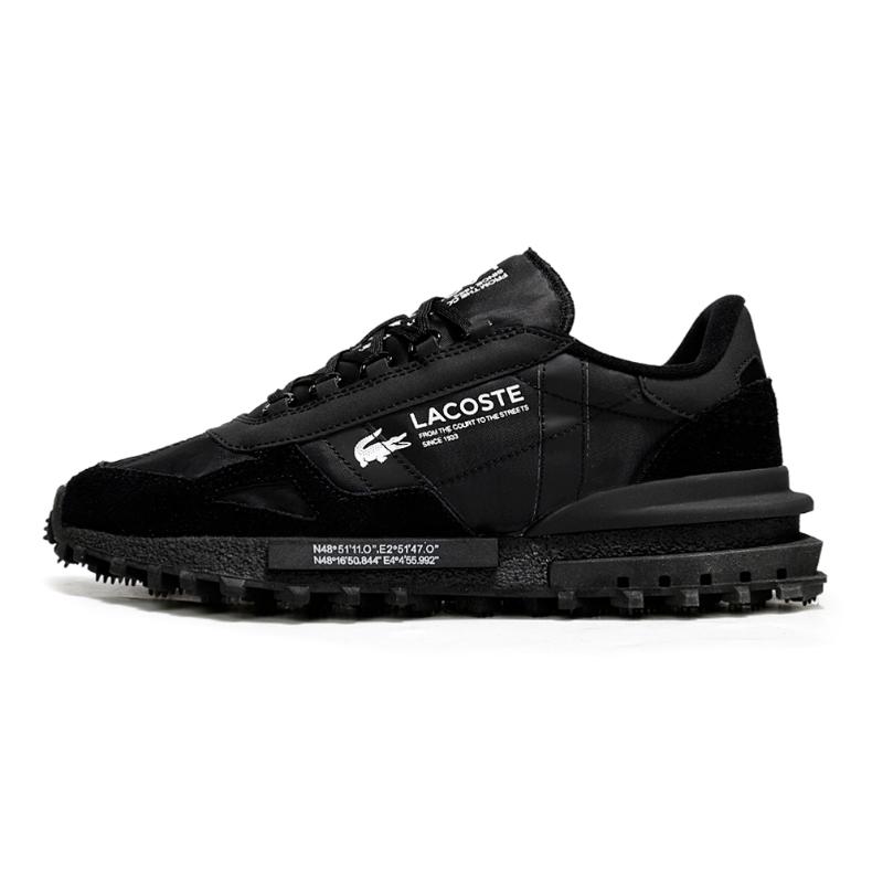 נעלי לקוסט-LACOSTE SHOES BLACK – תמונה 2