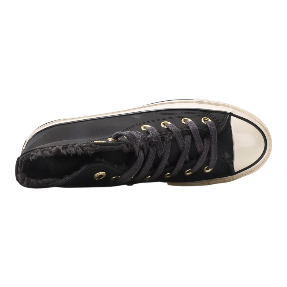 נעלי קונברס-Converse CAT BLACK WHITE – תמונה 6