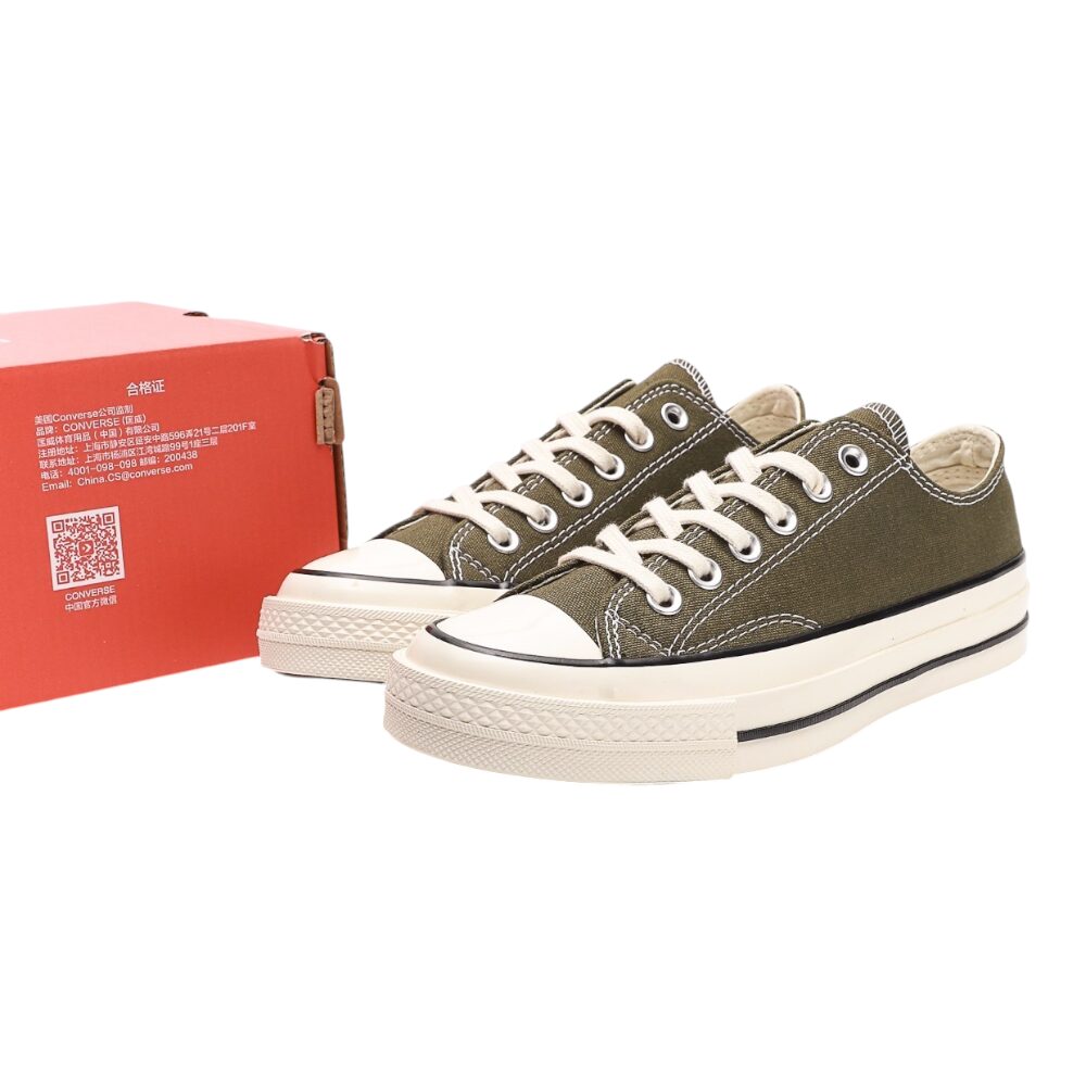 נעלי קונברס-Converse CAT OLIVE – תמונה 2